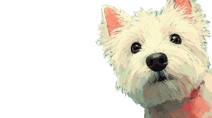 Adorable Westie Art V3 Vinyl Car Decal Sticker – Waterproof & UV-Resistant 5.4
