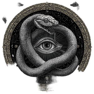 Ouroboros Eye V2 Vinyl Car Decal Sticker – Waterproof & UV-Resistant 3.4133333333333336"