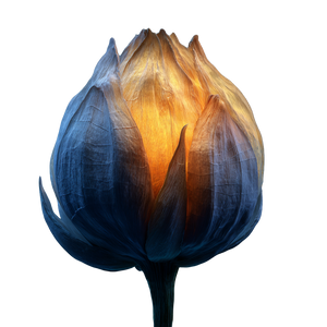 Golden Bloom Bud V2 Vinyl Car Decal Sticker – Waterproof & UV-Resistant 3.4133333333333336"