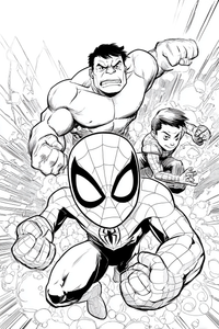 Spidey And Hulk Vinyl Car Decal Sticker – Waterproof & UV-Resistant 4.4