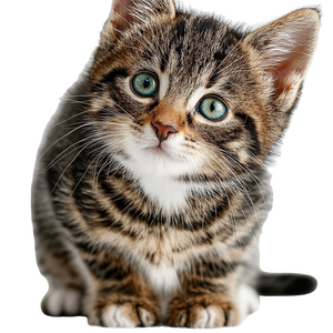 Young Kitten V3 Vinyl Car Decal Sticker – Waterproof & UV-Resistant 3.4133333333333336"
