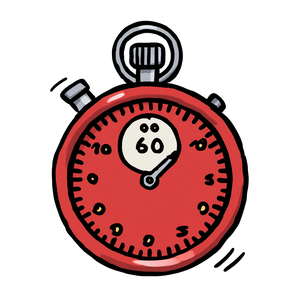 Child-Friendly Stopwatch V2 Vinyl Car Decal Sticker – Waterproof & UV-Resistant 3.4133333333333336"