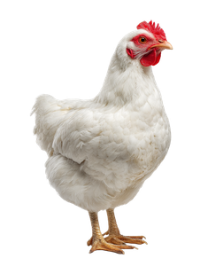 White Chicken V6 Vinyl Car Decal Sticker – Waterproof & UV-Resistant 8.213333333333333"