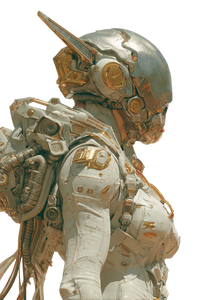 Mecha Pilot Scene Vinyl Car Decal Sticker – Waterproof & UV-Resistant 4.373333333333333"
