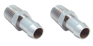 2x Triple Chrome Plated Hose End Fitting | For 5/8 Inch Heater Hose | Universal Fit | Easy Install