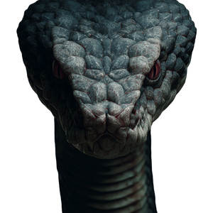 Snake Demon Lamia Vinyl Car Decal Sticker – Waterproof & UV-Resistant 3.4133333333333336"