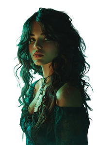 Fantasy Sorceress Portrait V7 Vinyl Car Decal Sticker – Waterproof & UV-Resistant 8.96"