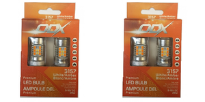 2x Upgrade your Turn Signal Lights with ODX Switchback 3157 LED Bulbs | Set of 2