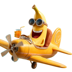 Banana Pilot V2 Vinyl Car Decal Sticker – Waterproof & UV-Resistant 3.4133333333333336" Banana Pilot V2 Vinyl Car Decal Sticker – Waterproof & UV-Resistant 3.4133333333333336"