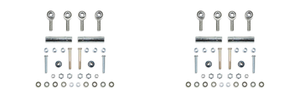 2x Heavy-Duty Fabtech Stabilizer Bar Link Kit | Fits Fabtech Lift Kits