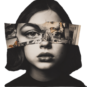 Surreal Portrait V19 Vinyl Car Decal Sticker – Waterproof & UV-Resistant 3.4133333333333336"