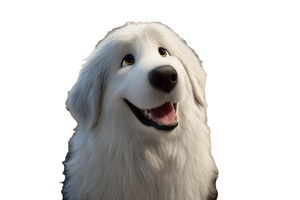 Happy Pyrenees With Sheep Vinyl Car Decal Sticker – Waterproof & UV-Resistant 2.986666666666667"