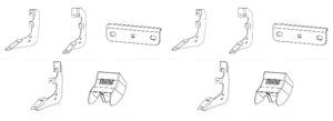 2x High Quality Nerf Bar Mounting Kit | Easy Install | Westin Automotive | 2019-2021 Ram 1500 2x High Quality Nerf Bar Mounting Kit | Easy Install | Westin Automotive | 2019-2021 Ram 1500