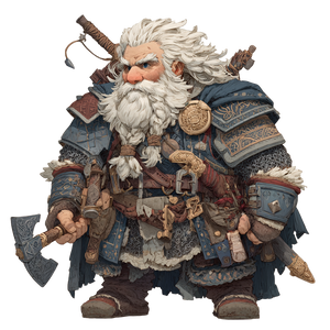 Dwarf Warrior V39 Vinyl Car Decal Sticker – Waterproof & UV-Resistant 3.4133333333333336"