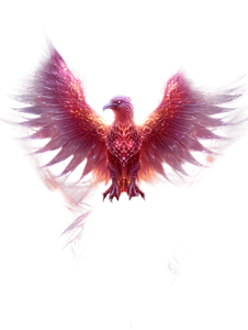 Ethereal Phoenix Hologram V3 Vinyl Car Decal Sticker – Waterproof & UV-Resistant 8.213333333333333"