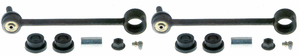 2x Moog Chassis Stabilizer Bar Link Kit | Problem Solver Design | Strong, Durable, Greasable | Limited Lifetime Warranty