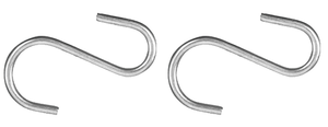 2x Buyers Multi Purpose Hook 9225 S-Hook; For Use With Rubber Tarp Strap; Silver; Carbon Steel; Single 2x Buyers Multi Purpose Hook 9225 S-Hook; For Use With Rubber Tarp Strap; Silver; Carbon Steel; Single