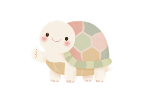 Kawaii Leopard Tortoise Vinyl Car Decal Sticker – Waterproof & UV-Resistant 2.986666666666667"