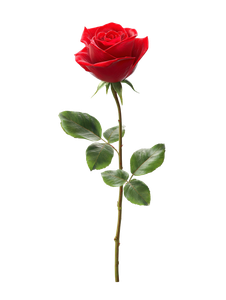 Red Rose V33 Vinyl Car Decal Sticker – Waterproof & UV-Resistant 8.213333333333333"
