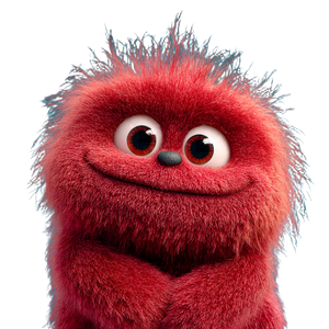 Red Hug Monster V2 Vinyl Car Decal Sticker – Waterproof & UV-Resistant 3.4133333333333336"