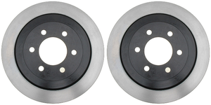 2x Raybestos Brakes Brake Rotor | Black Fusion Coating, Mill Balanced, Improves Pad Life | Fits 07-17 Ford Expedition & Lincoln Navigator