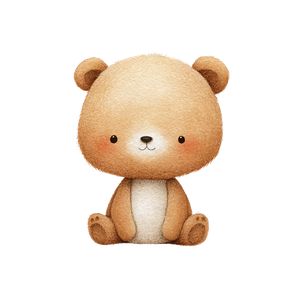 Chibi Bear V3 Vinyl Car Decal Sticker – Waterproof & UV-Resistant 3.4133333333333336"