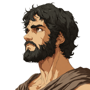 Ancient Greek Anime V2 Vinyl Car Decal Sticker – Waterproof & UV-Resistant 3.4133333333333336"