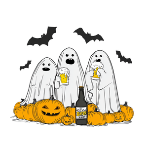 Lace Ghosts Drinking Vinyl Car Decal Sticker – Waterproof & UV-Resistant 6.826666666666667"