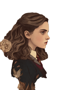Vintage Hermione Granger Vinyl Car Decal Sticker – Waterproof & UV-Resistant 8.746666666666666"