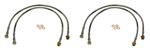 2x Skyjacker| Improved Braking Performance | Braided Stainless Steel Brake Lines