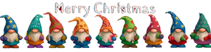 Festive Christmas Gnomes Vinyl Car Decal Sticker – Waterproof & UV-Resistant 1.8133333333333332"