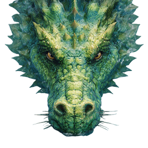 Green Dragon Swimming V4 Vinyl Car Decal Sticker – Waterproof & UV-Resistant 3.4133333333333336"