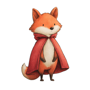 Red Fox Cloak V3 Vinyl Car Decal Sticker – Waterproof & UV-Resistant 3.4133333333333336"