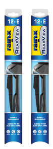 2x Rain-X RearView Windshield Wiper Blade | 12-E Blade Type | OE Quality | Quiet, Chatter-Free Wipe 2x Rain-X RearView Windshield Wiper Blade | 12-E Blade Type | OE Quality | Quiet, Chatter-Free Wipe