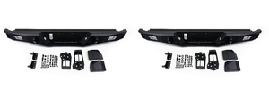 2x DV8 Offroad MTO Series Bumper | High Clearance Toyota Tacoma Black Steel