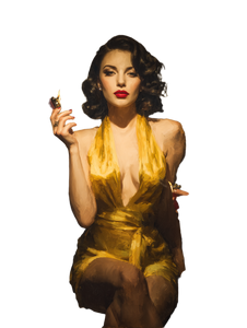 Vintage Seductress V2 Vinyl Car Decal Sticker – Waterproof & UV-Resistant 8.213333333333333" Vintage Seductress V2 Vinyl Car Decal Sticker – Waterproof & UV-Resistant 8.213333333333333"
