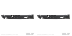 2x Westin Automotive Pro-Series Bumper | One Piece Design | Direct Fit | Steel | Includes Mounting Hardware | 2 LED License Plate Lights