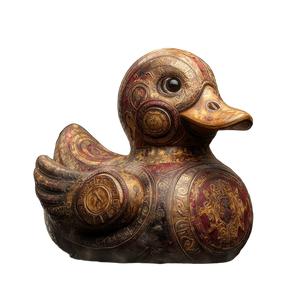 Holy Rubber Duck Vinyl Car Decal Sticker – Waterproof & UV-Resistant 3.4133333333333336"