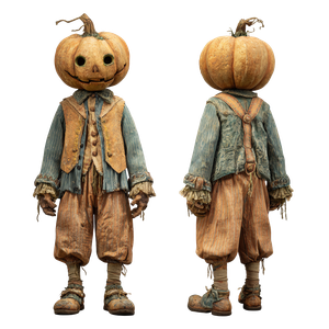 Jack Pumpkin Head Vinyl Car Decal Sticker – Waterproof & UV-Resistant 3.4133333333333336"