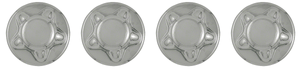 4x Custom Chrome Plated Wheel Center Caps | Set of 4 | Snap-On Fit | ABS Plastic | Compatible with 1997-2000 Ford F-150 4x Custom Chrome Plated Wheel Center Caps | Set of 4 | Snap-On Fit | ABS Plastic | Compatible with 1997-2000 Ford F-150