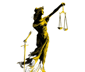 Lady Justice Silhouette V3 Vinyl Car Decal Sticker – Waterproof & UV-Resistant 3.36"