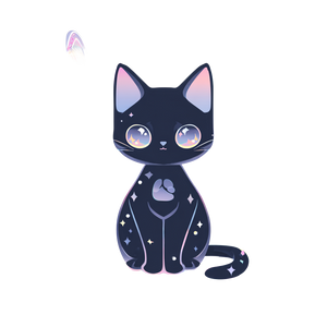 Cyber Kawaii Cat V3 Vinyl Car Decal Sticker – Waterproof & UV-Resistant 3.4133333333333336"