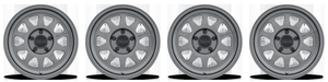4x Method Race Wheels 316 Series | 17x8.5 Gloss Titanium Wheel | 5x127mm Bolt Pattern