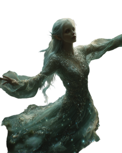 Moonlit Faerie Queen V2 Vinyl Car Decal Sticker – Waterproof & UV-Resistant 8.0"