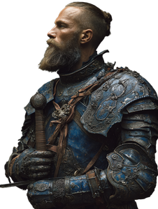 Blue Armor Knight V5 Vinyl Car Decal Sticker – Waterproof & UV-Resistant 4.1066666666666665"