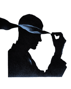 Silhouetted Magician V2 Vinyl Car Decal Sticker – Waterproof & UV-Resistant 8.0"