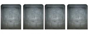 2x Go Industries Mud Flap 70764 Direct Fit 19 Inch x 24 Inch; Set Of 2; Flat; Without Logo; Black; Screw On 2x Go Industries Mud Flap 70764 Direct Fit 19 Inch x 24 Inch; Set Of 2; Flat; Without Logo; Black; Screw On