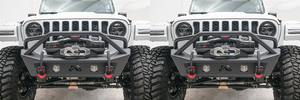 2x Upgrade your Jeep Gladiator JT or Wrangler JL with Fab Fours Stubby Series Bumper | Enhanced Performance and Durability 2x Upgrade your Jeep Gladiator JT or Wrangler JL with Fab Fours Stubby Series Bumper | Enhanced Performance and Durability