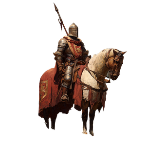 Medieval Cavalryman V5 Vinyl Car Decal Sticker – Waterproof & UV-Resistant 3.4133333333333336"