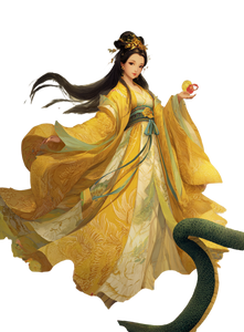 Nuwa Niangniang V2 Vinyl Car Decal Sticker – Waterproof & UV-Resistant 8.533333333333333"